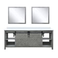 thumbnail image 3 of Ash Grey Double Bath Vanity, 84 in. Wide with White Quartz / Soft Close, Six Drawers for Storage, 3 of 3