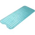 thumbnail image 1 of Anti-Slip Bath Mat, Mildew Resistant, Extra Long, Antibacterial, BPA, Latex Phthalate Free, Machine Washable, Best for Kids, 39x16in Green, 1 of 5