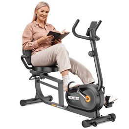 Merax Indoor Cycling Bike Trainer Exercise Bicycle With Multi Functional Digital LCD Monitor and Water Bottle Holder Yellow Walmart