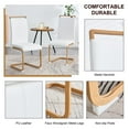 thumbnail image 7 of Sumdeal Modern Dining Chairs Set of 4,Modern Dining Chairs with C-Shape Metal frame leg with High Density Sponge Leather,Dining Chairs for Dining Room,Kitchen,Living Room, 7 of 7
