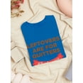 thumbnail image 3 of Leftovers Are For Quitters Women Royal Blue T-Shirt, Female Medium, 3 of 4