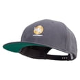 thumbnail image 2 of Active Battle Dance Embroidered Brushed Cotton Twill High Profile Extra Size Cap - Charcoal OSFM, 2 of 5