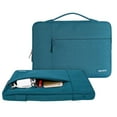 thumbnail image 2 of MOSISO 12" Polyester Notebook Laptop Sleeve Bag for MacBook 12 Inch with Retina Display 2017/2016/2015 Release Tablet Bag Carrying Case Cover, Deep Teal, 2 of 7