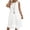 A214 White, variant on Sleeveless Dress for Women Midi Summer Shift Dresses Layered Hem Lightweight Flowy Travel Vacation Beach Sundress 2026 XL