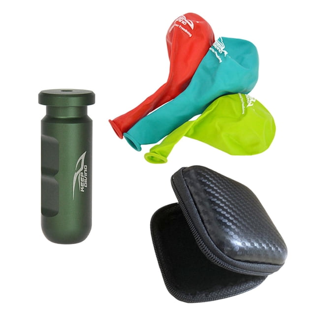 Maoww Freediving Ear Equalization with Storage Box Pressure Balance Red Freediving Ear Green 5.9cm