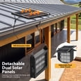 thumbnail image 5 of Aukfa Bug Zapper Outdoor, 1 Acre Rechargeable Mosquito & Fly Zapper, Dual Solar Panels, IPX5, 5 of 10