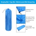 thumbnail image 4 of Drawstring Stuff Sack Holder for Camping Sleeping Pad Blanket / Yoga Mat - blue, 4 of 5
