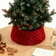thumbnail image 4 of Base para árbol de Navidad artificial para fiestas navideñas en casas de campo. Rojo, 4 of 9
