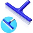 thumbnail image 1 of Cepillo de Plástico para Limpieza de Piscinas Zhivalor 25 Cerdas de Nailon Azul y Blanco, 1 of 5