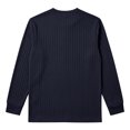 thumbnail image 5 of Linfrsh Mens Long Sleeve Tee Shirts Men's Ribbed Henley Shirt Short Sleeve Slim Fit Muscle Shirt Fitted Cotton Casual Long Sleeve, 5 of 9