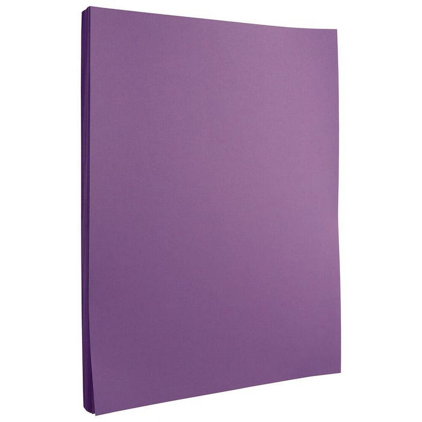 JAM Paper Solid Colors, 8 1/2 x 11, Violet Purple, 24lb, 200 per Pack