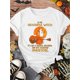 thumbnail image 1 of Halloween T-Shirt - Funny tagline "Witch Grandma is just like a normal grandma, just more magical" - Casual Halloween Party Dress Up - Soft Stretch Daily Short Sleeve Top, 1 of 6