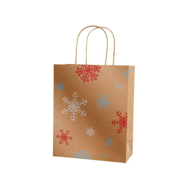 Decoraciones navideñas, adornos navideños, regalos navideños, bolsas de regalo navideñas, elegantes bolsas de papel kraft, bolsas de regalo, bolsas de transporte, bolsas de caja de regalo, bolsa de em