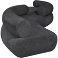 thumbnail image 5 of Meridian Furniture Bale Grey Chenille Fabric Modular Sofa, 5 of 10