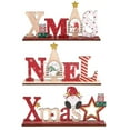 thumbnail image 5 of Falleo Clearance Christmas Table Wooden Table Top Decorations For Holiday Home Party Decorations, 5 of 8