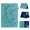 Blue, variant on Premium Flower&Bird Embossed Intelligent Sleeping Flat Leather Cover With Card Slot And Photo Frame For Apple iPad 2025 / 2022, Magnetic Clasp Stand,Green,For iPad 2025 / 2022