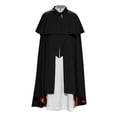 thumbnail image 2 of FNFYFH Mens Medieval Cloak Renaissance Cape Gothic Vintage Cosplay Adult Halloween Costume, 2 of 3