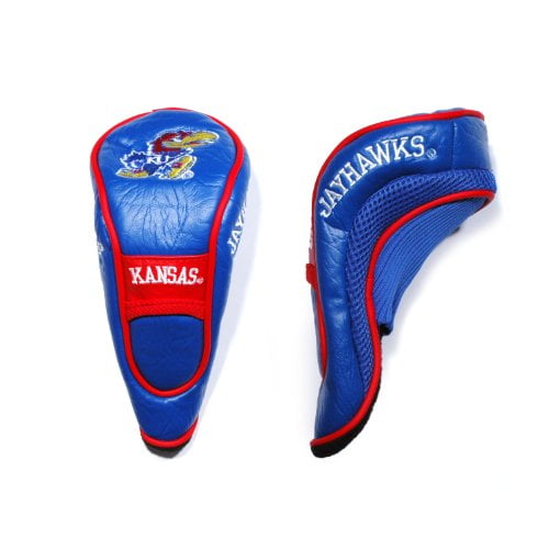 Team Golf NCAA Kansas Jayhawks Hybrid Golf Club Headcover, Hook-and-Loop Closure, Velour lined for Extra Club Protection