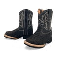 thumbnail image 3 of The Western Shops Infant Kids Python Print Leather Cowboy Boot, 3 of 7