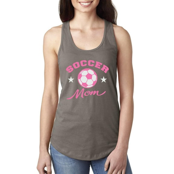 Normal is Boring - Women's Racerback Tank Top, up to Women Size 2XL - Soccer Mom