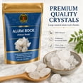 thumbnail image 6 of Spice Magic White Alum Crystal Rock, 7 oz (200 g) | 100% Natural | Traditionally Used for Odor Control, Grooming & Household Uses, 6 of 8