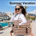 thumbnail image 3 of Bolsa de playa LEDAOU impermeable y resistente a la arena para mujer con bolsillo húmedo, 3 of 9