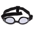 thumbnail image 2 of Collasiple Pet Dog Goggles Sunglasses Glasses Eye Wear Protection Black, 2 of 8