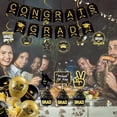 thumbnail image 3 of AQITTI 28 Pcs Graduation Party Decorations Congrats Grad Banner Class Of 2024 Cake Toppper Graduation Cupcake Toppers Balloon For High School College University Graduation Party Supplies, 3 of 8