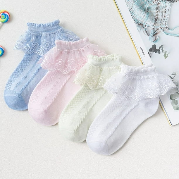 U.Vomade Summer Fashion Kids Socks Baby Girl Ruffle Sock Cute Baby