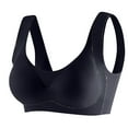 thumbnail image 2 of DDAPJ pyju U Back Sports Bras for Women Soft Padded Seamless Push Up Bra Gym Workout Fitness Yoga Bras No Underwire Bralettes Full Coverage Everyday Bra Prime Sales Today Black XL, 2 of 4