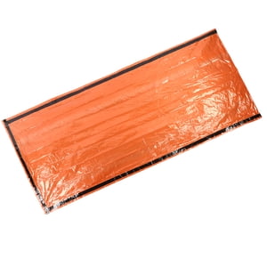 Sleeping Bag, Insulated Foldable Emergency Sleeping Bag, Orange For Camping Hiking