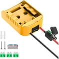 thumbnail image 1 of czcpp-1 Adaptateur de Roue Électrique pour Dewalt 20V Adaptateur de Batterie Convertisseur de Batterie avec Fusible & Interrupteur & Bornes de Fil 12AWG Fil pour Jouets Rc DIY et Camion à Chevaucher, 1 of 4