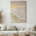 thumbnail image 4 of AVOI Hand Painted Surface Pictures Painting On Canvas Modern Seascape Home Office Decor Hand Made Sunset Painting Canvas Wall Decor Seascape Artwork For Living Room Frame: 12x12in, 4 of 4