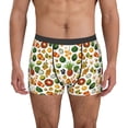 thumbnail image 2 of Bingfone Lemon Fruits Vegetables Men's Underwear - Casual Stretch Boxer Briefs-Small, 2 of 7