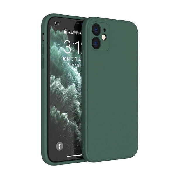 Funda de silicona líquida cuadrada de lujo para Samsung Galaxy A51 A71 A52 A72 A12 A21S nueva cubierta oficial de calidad coque