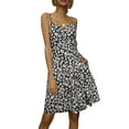 thumbnail image 3 of Txlixc Vestido sin mangas con botones y cuello en V de verano para mujer Txlixc Sexy, 3 of 9