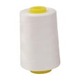 thumbnail image 2 of Hilo de coser, carrete de hilo de poliéster multiusos, hilo de bordar de 3000 yardas para Blanco, 2 of 9