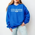 thumbnail image 5 of BYU Cougars Shadowed - Women's Graphic Sweatshirt, 5 of 16