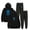 black, variant on Jey Uso Yeet Casual Hoodie Set Pocket Drawstring Hoodie Men's/Women's Sports Strap Pants