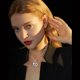 thumbnail image 4 of Collar Cadena Joyería Femenina Pandas Colgante Moda Collar Corazón Pandas Collarbone Collares Colgantes, 4 of 6