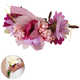 thumbnail image 1 of Boho Flor Corona Cabello Corona Halo Floral Corona Diadema Diadema Cinta Festival Boda Fiesta Adepaton CPB-DE-LYY1009-1, 1 of 5