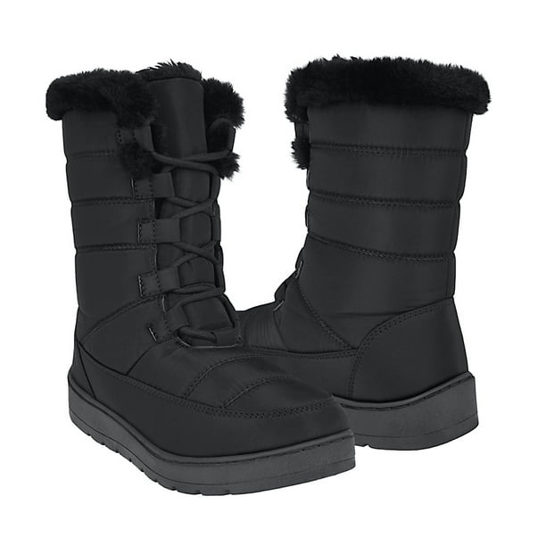 BOTAS DE INVIERNO DAMA STYLO 26425 TEXTIL NEGRO