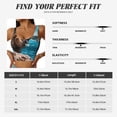thumbnail image 4 of Rateoe Ice Blue Coastal Lion Print Womens' Sports Bras Scoop Neck Sports Vest- Padded U Back Seamless High Impact Support, 4 of 7