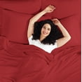 thumbnail image 6 of Empyrean Bedding  18"-24" Extra Deep Pocket Sheets Set - Ultra Soft Luxury Bed Sheet Set King - Burgundy Red, 6 of 9