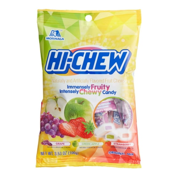Hi-Chew Original Fruit Mix Chewy Candy 3.53 oz 2ea Pack of 4