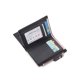 thumbnail image 4 of Zipper Card Wallet Multi-Card Slots Vertical Mini Snap Coin Purse Black, 4 of 5