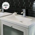 thumbnail image 3 of Smart Tiles Peel and Stick Backsplash, 5 Adhesive Tiles, Metro Black, 11.55"x8.38", 3 of 4