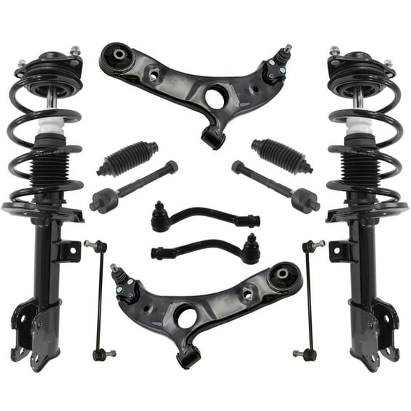 Front Struts Lower Control Arms Tie Rods & Links For Hyundai Santa Fe 013-2018