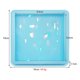 thumbnail image 4 of Posavasos con forma de taza con sombra de luz holográfica, molde de resina epoxi de cristal, molde de silicona, herramienta para manualidades DIY, azul, azul, 4 of 5