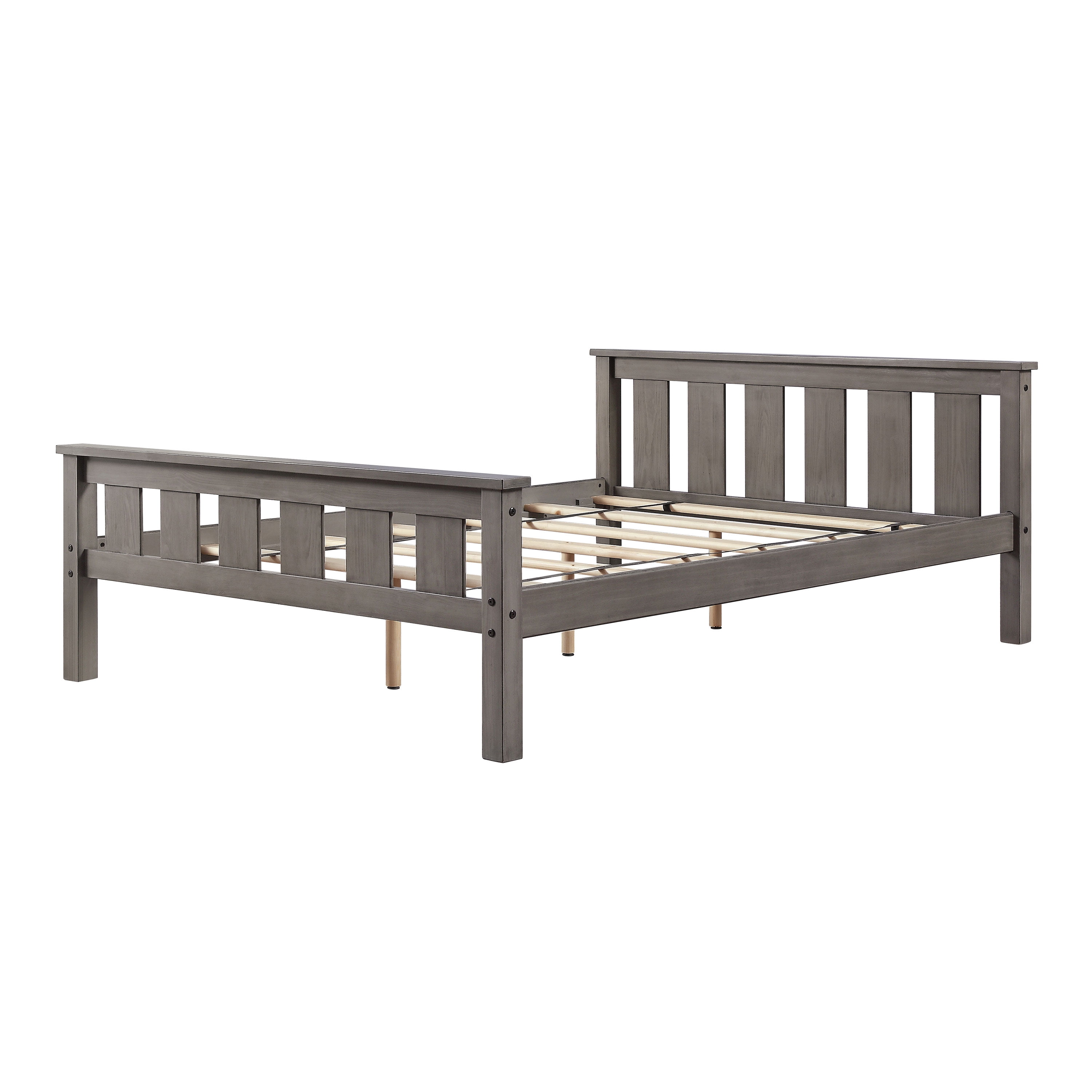 Better Homes Gardens Kane Wooden Platform Bed Full Size Gray